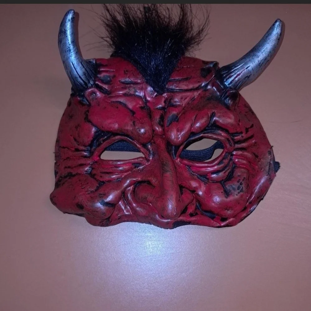 Red Devil Face Mask